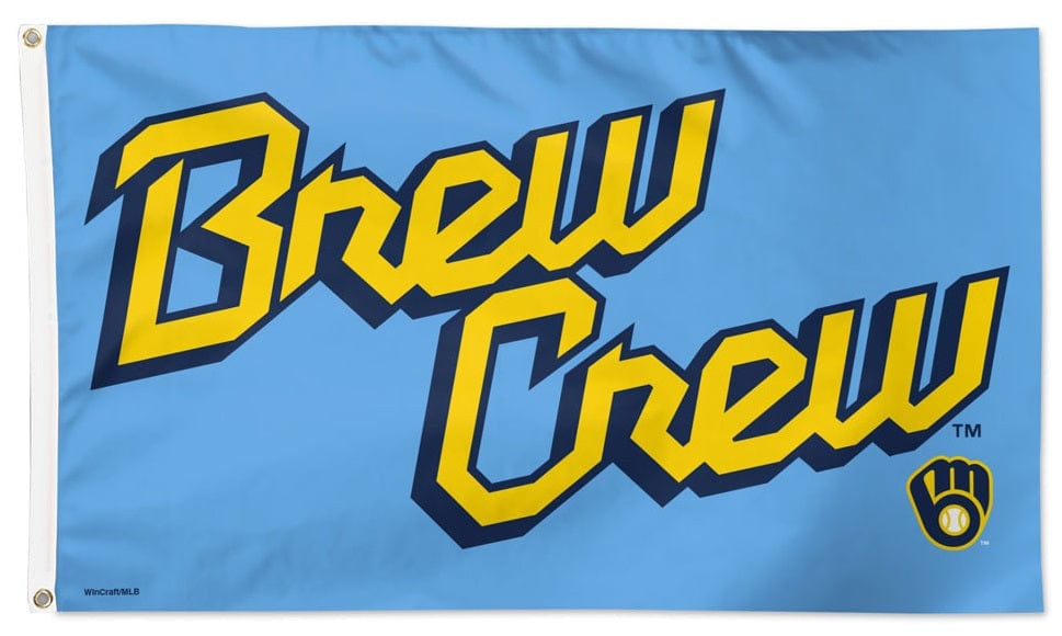 Milwaukee Brewers Flag 3x5 City Connect Brew Crew heartlandflags