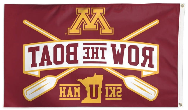 Minnesota Gophers Flag 3x5 Row The Boat heartlandflags