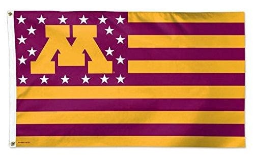 Minnesota Gophers Flag 3x5 Stars and Stripes heartlandflags