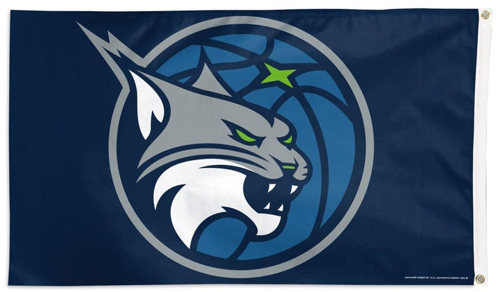 Minnesota Lynx Flag 3x5 Logo heartlandflags