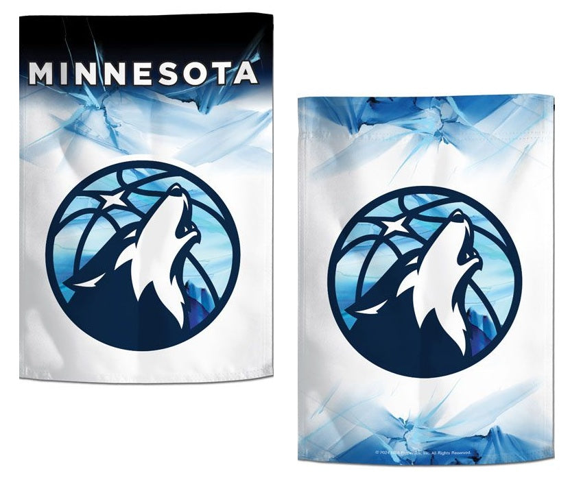 Minnesota Timberwolves City Garden Flag 2 Sided heartlandflags