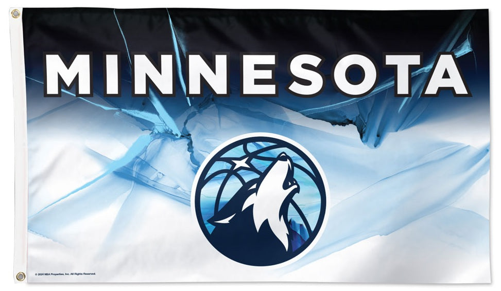 Minnesota Timberwolves Flag 3x5 City Edition heartlandflags