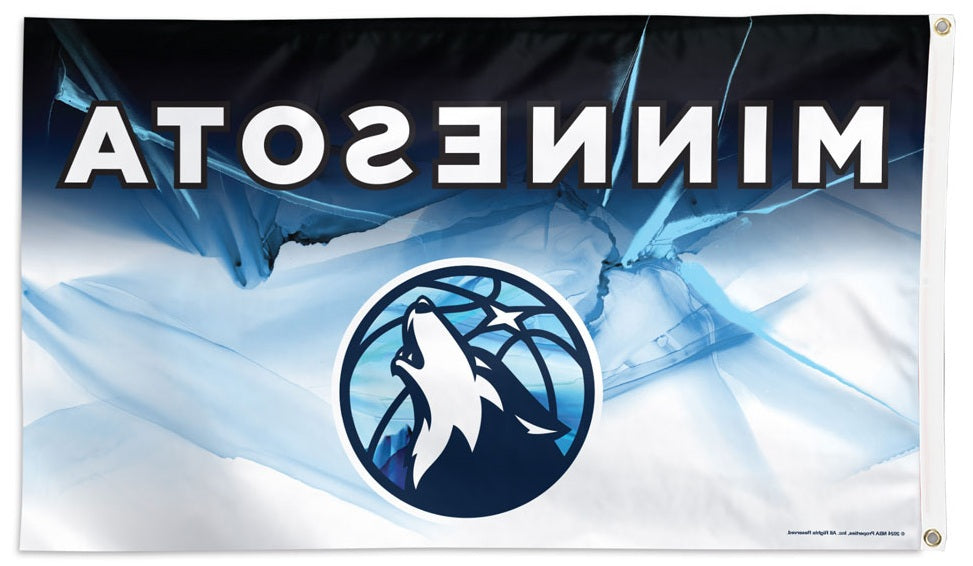 Minnesota Timberwolves Flag 3x5 City Edition heartlandflags