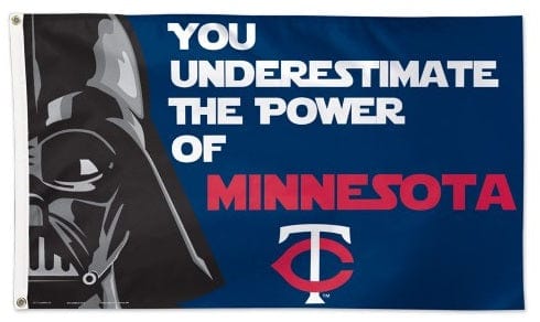 Minnesota Twins Flag 3x5 Star Wars Darth Vader heartlandflags