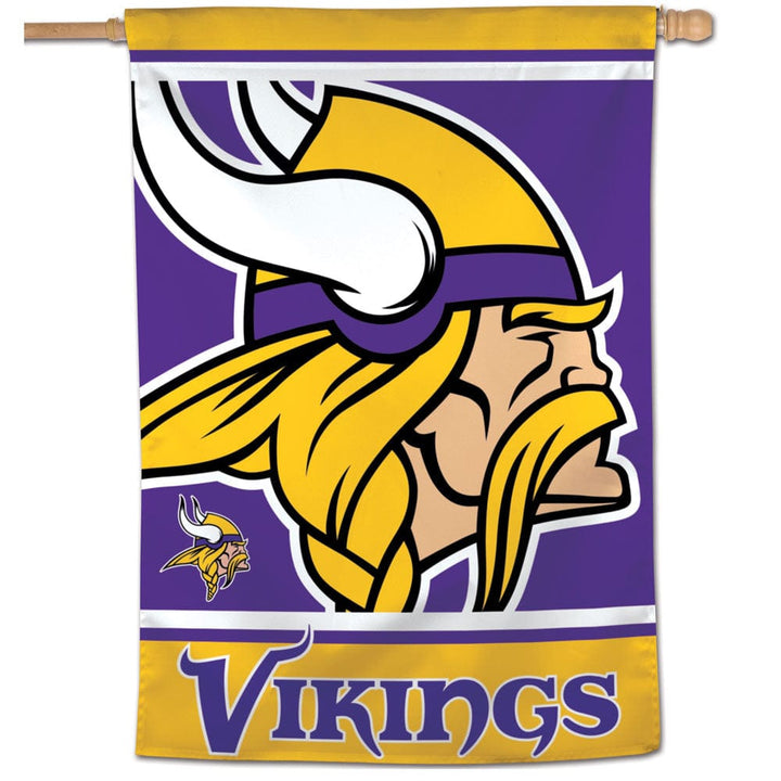 Minnesota Vikings Banner Mega Logo House Flag heartlandflags