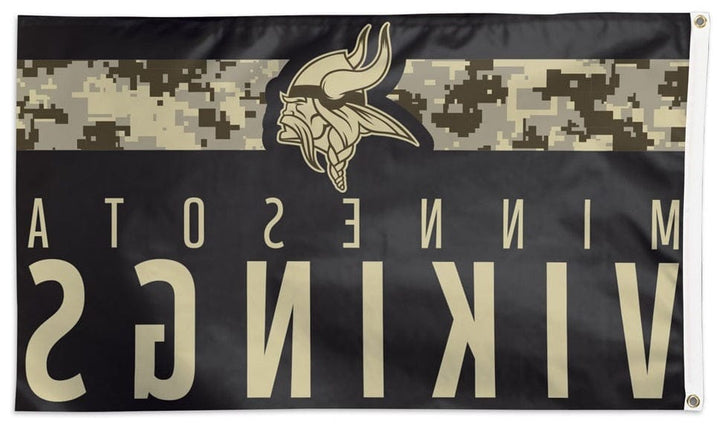 Minnesota Vikings Flag 3x5 Digi Camo Standard Issue heartlandflags