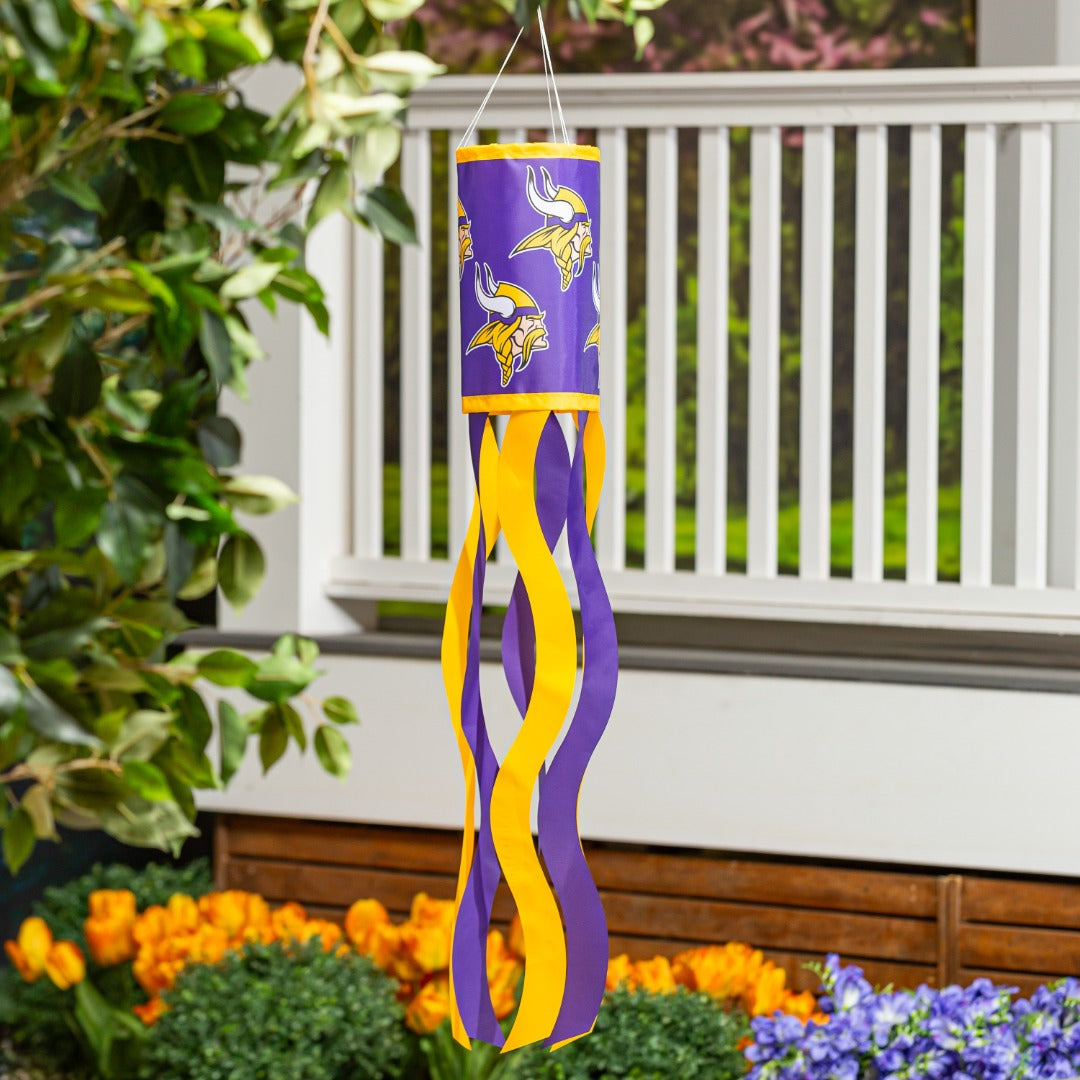 Minnesota Vikings Windsock 40 Inches heartlandflags