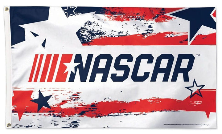 NASCAR Flag Patriotic 3x5 Logo heartlandflags