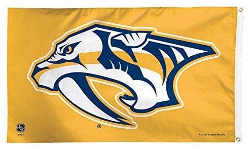 Nashville Predators Flag 3x5 Yellow heartlandflags