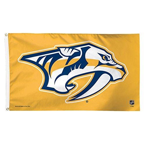 Nashville Predators Flag 3x5 Yellow heartlandflags