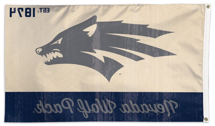 Nevada Wolfpack Flag Retro Est 1874 3x5 heartlandflags