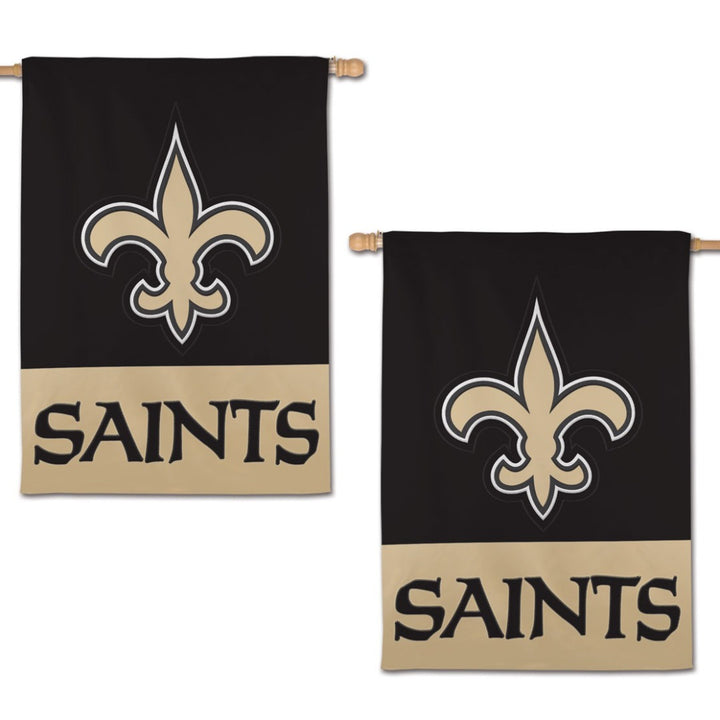 New Orleans Saints Embroidered Banner 2 Sided heartlandflags