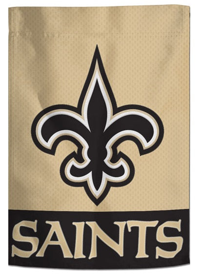 New Orleans Saints Garden Flag Embroidered 2 Sided heartlandflags