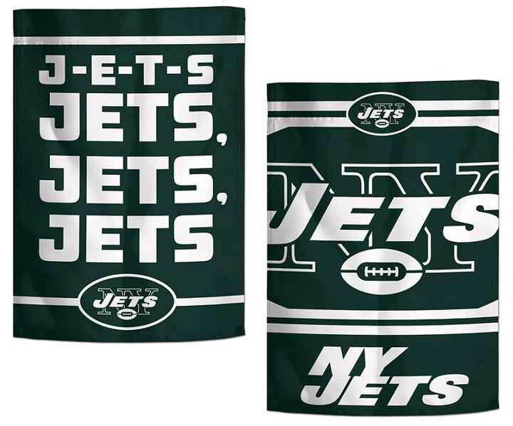 New York Jets Garden Flag 2 Sided J-E-T-S heartlandflags