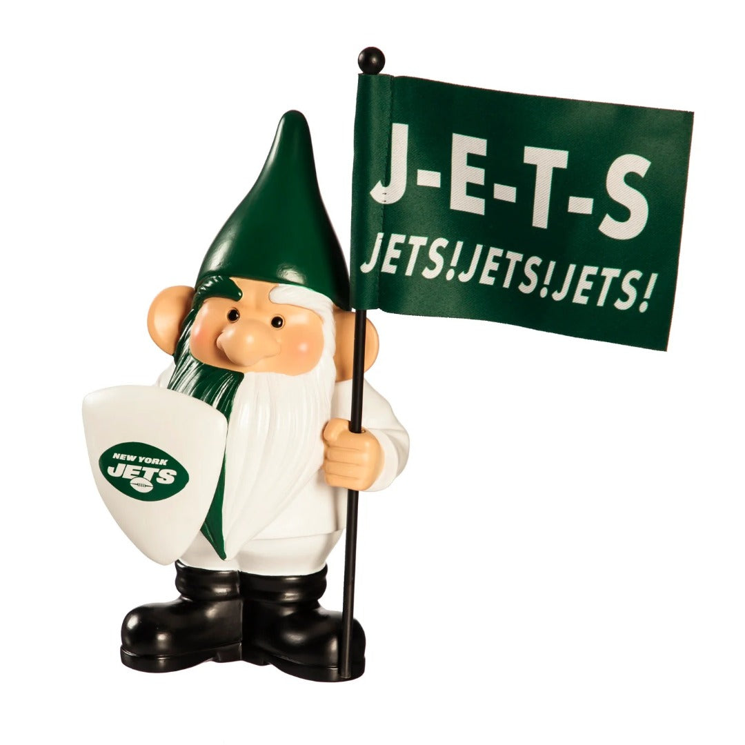 New York Jets Gnome with Flag heartlandflags