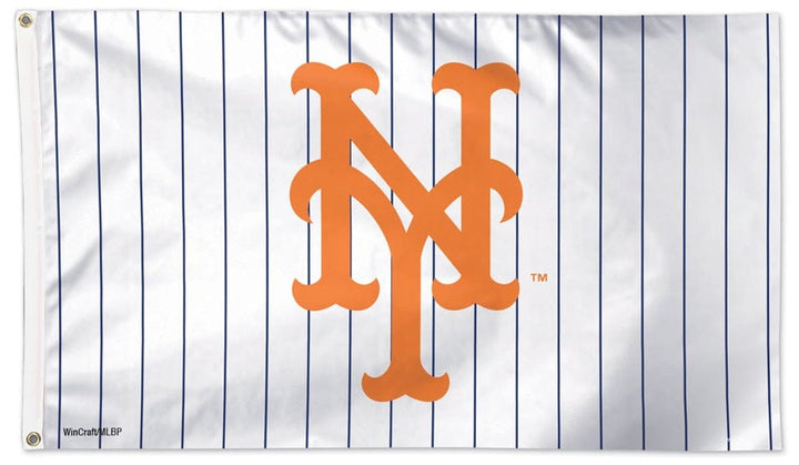 New York Mets Flag 3x5 Pinstripe NY Logo heartlandflags