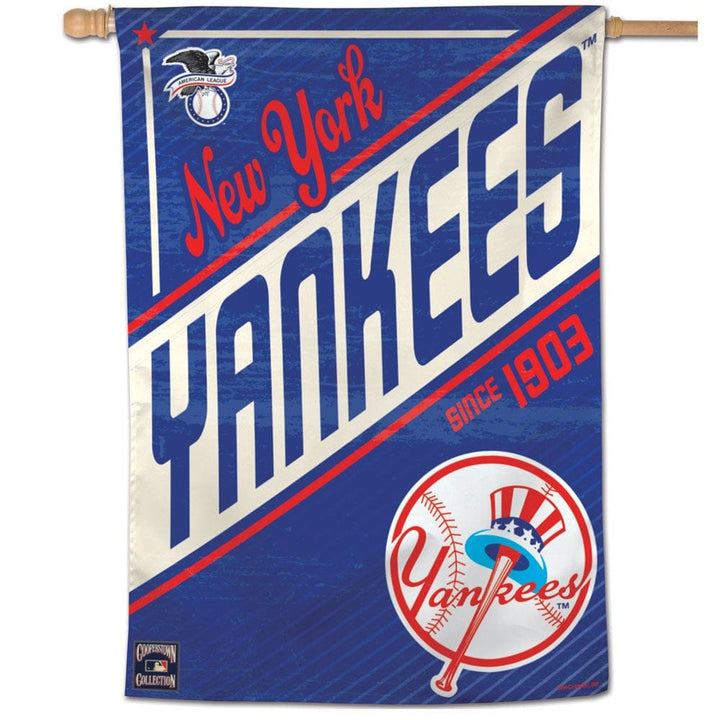 New York Yankees Banner Cooperstown Collection Flag heartlandflags