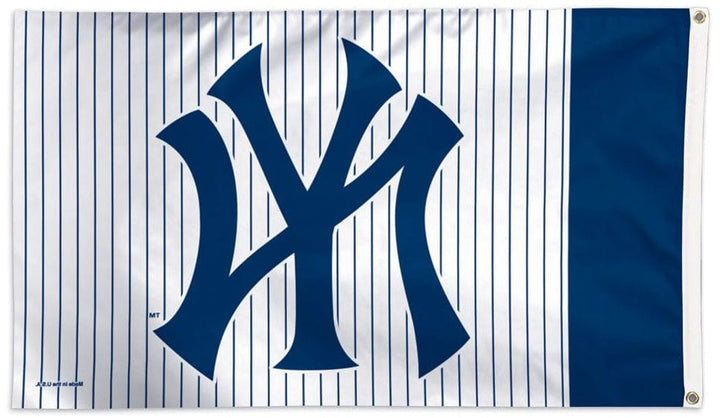 New York Yankees Flag 3x5 Pinstripe Logo heartlandflags