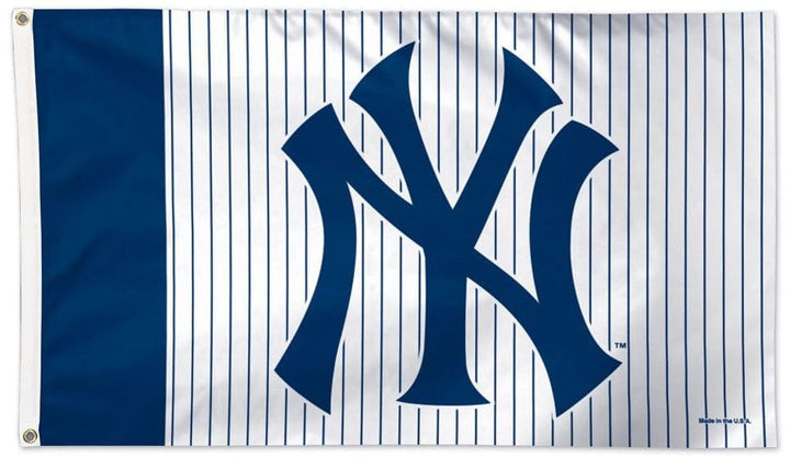 New York Yankees Flag 3x5 Pinstripe Logo heartlandflags