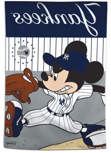 New York Yankees House Flag Disney Mickey Mouse heartlandflags