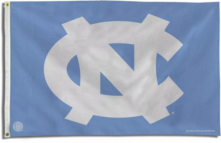 North Carolina Tar Heels Flag 3x5 Logo heartlandflags