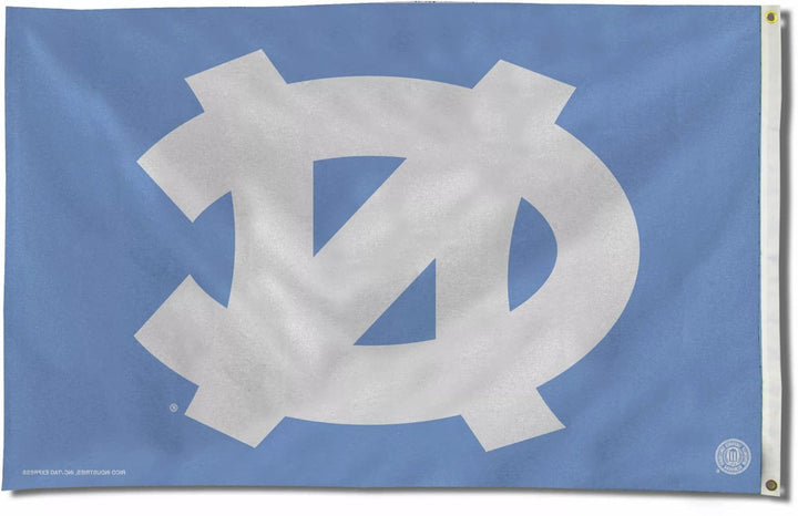 North Carolina Tar Heels Flag 3x5 Logo heartlandflags