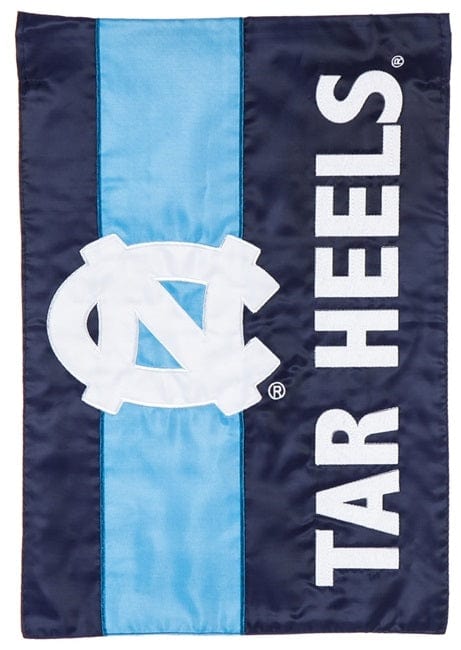 North Carolina Tar Heels Garden Flag 2 Sided Embellished heartlandflags