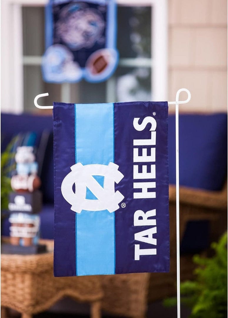 North Carolina Tar Heels Garden Flag 2 Sided Embellished heartlandflags