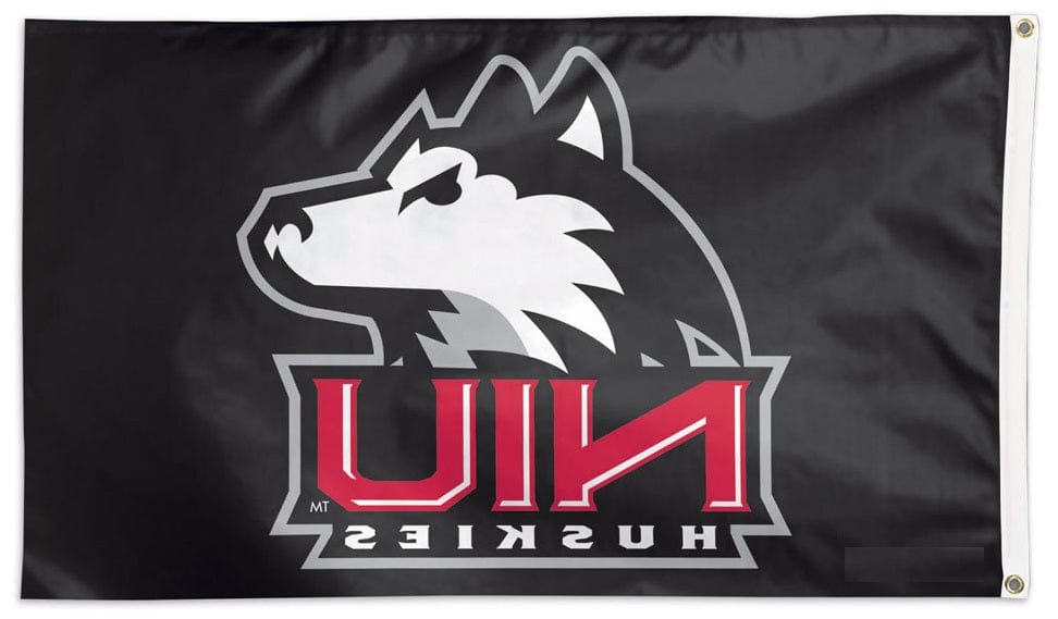 Northern Illinois Flag 3x5 Logo heartlandflags