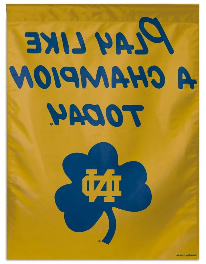 Notre Dame Banner Play Like A Champion Today House Flag heartlandflags