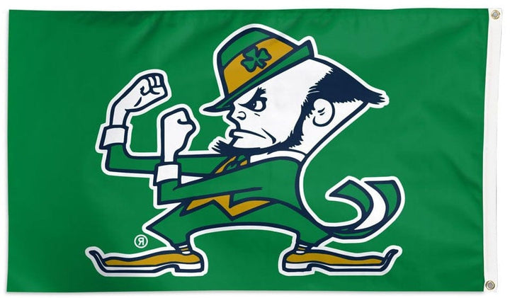 Notre Dame Flag 3x5 Leprechaun Green heartlandflags