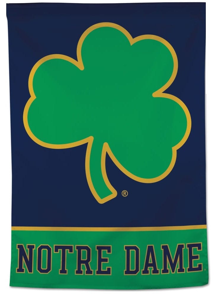 Notre Dame Flag Clover Logo House Banner heartlandflags