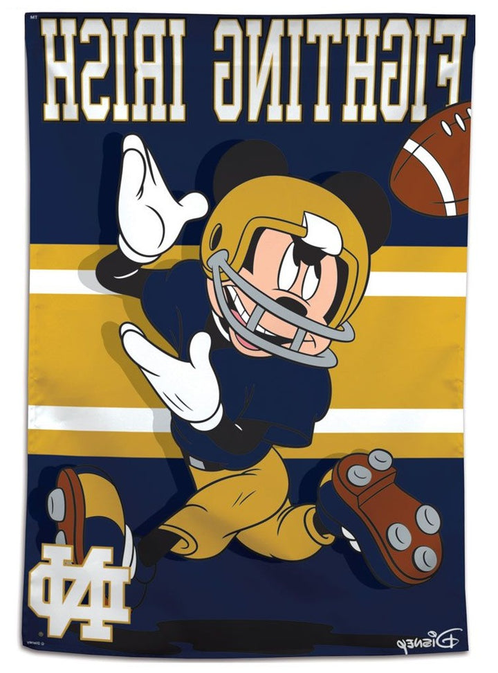 Notre Dame Mickey Mouse Banner heartlandflags