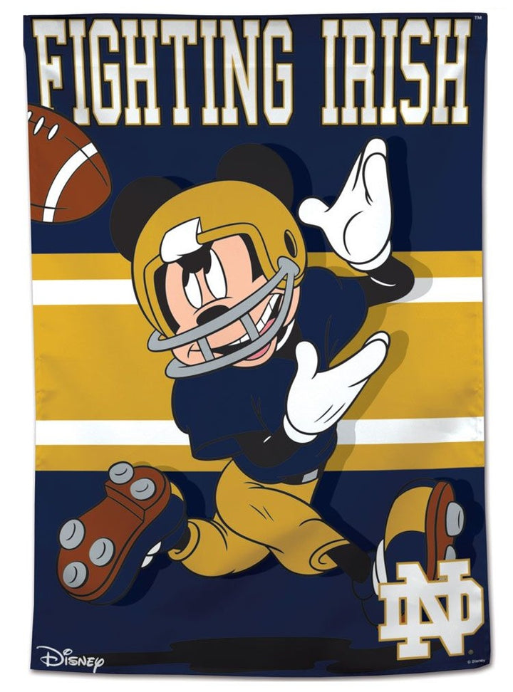 Notre Dame Mickey Mouse Banner heartlandflags