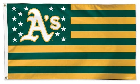 Oakland Athletics Flag 3x5 Americana Stars and Stripes heartlandflags