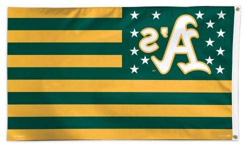 Oakland Athletics Flag 3x5 Americana Stars and Stripes heartlandflags