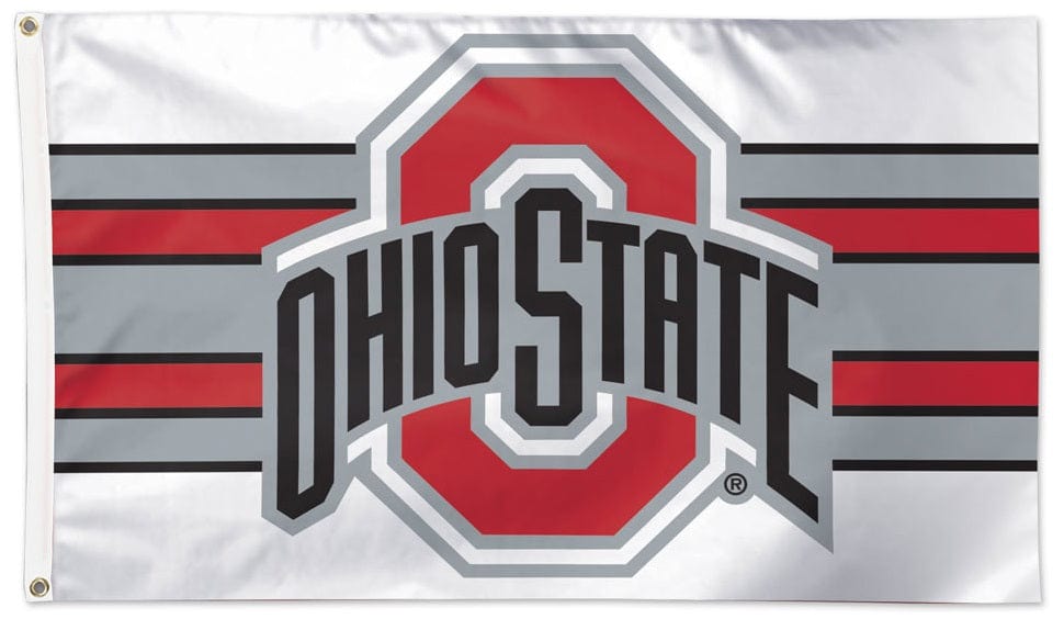 Ohio State Buckeyes Flag 3x5 Jersey Stripe heartlandflags