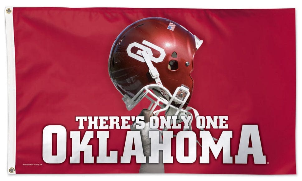 Oklahoma Sooners Flag 3x5 There's Only One Oklahoma heartlandflags