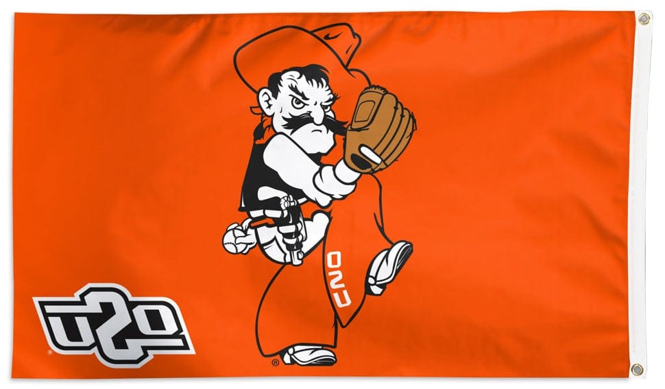 Oklahoma State Cowboys Flag 3x5 Baseball heartlandflags