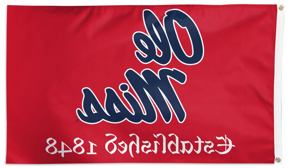 Ole Miss Est 1848 Flag 3x5 heartlandflags