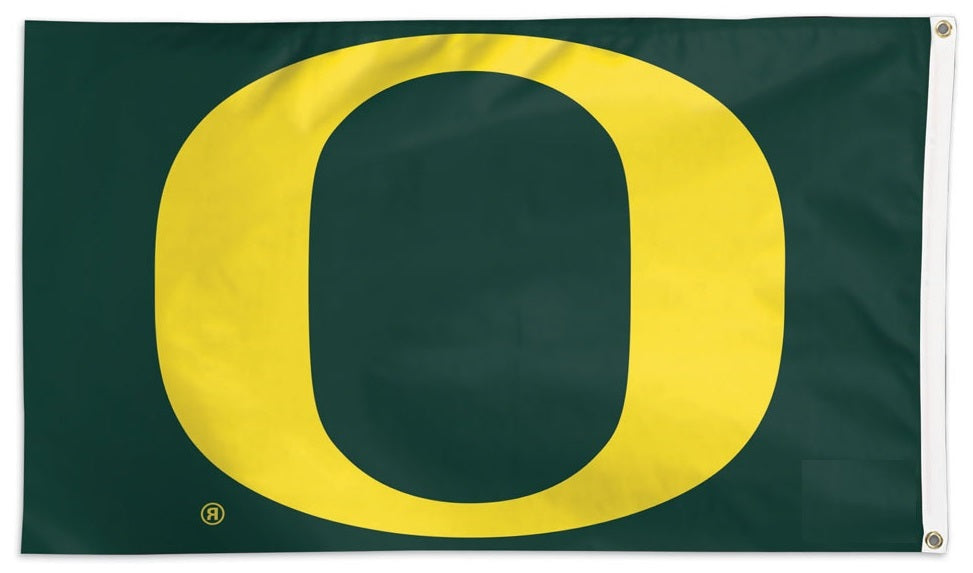 Oregon Ducks Flag 3x5 Green heartlandflags