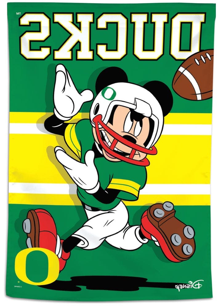 Oregon Ducks Flag Mickey Mouse Football House Banner heartlandflags