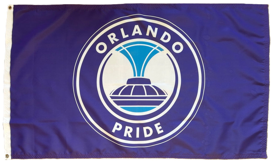 Orlando Pride Flag 2 Sided Purple 3x5 heartlandflags