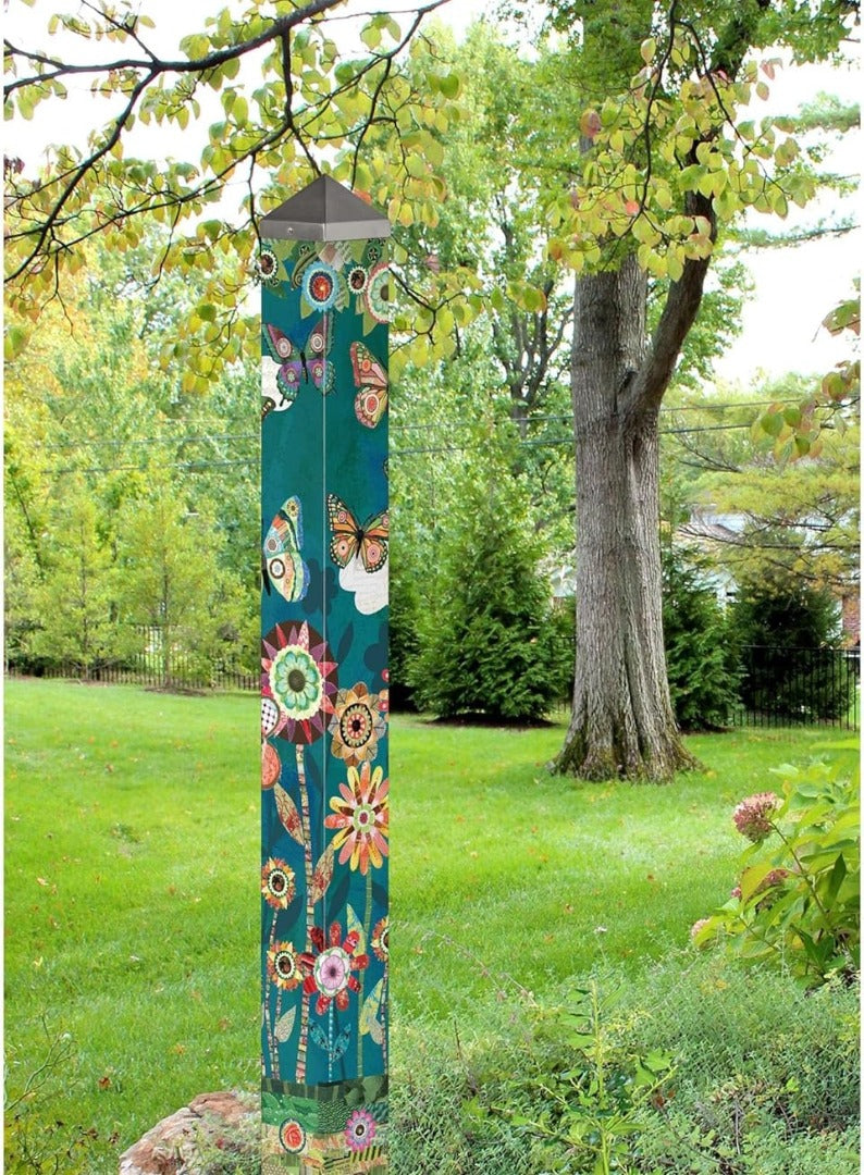 Patchwork Flutters Art Pole 60 Inches heartlandflags