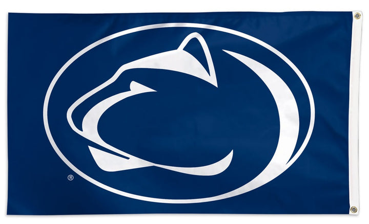 Penn State Flag 3x5 Logo Blue heartlandflags