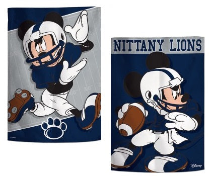 Penn State Garden Flag 2 Sided Mickey Mouse heartlandflags