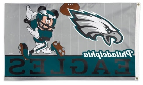 Philadelphia Eagles Flag 3x5 Mickey Mouse Football heartlandflags