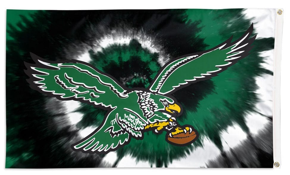 Philadelphia Eagles Flag 3x5 Tie Dye heartlandflags