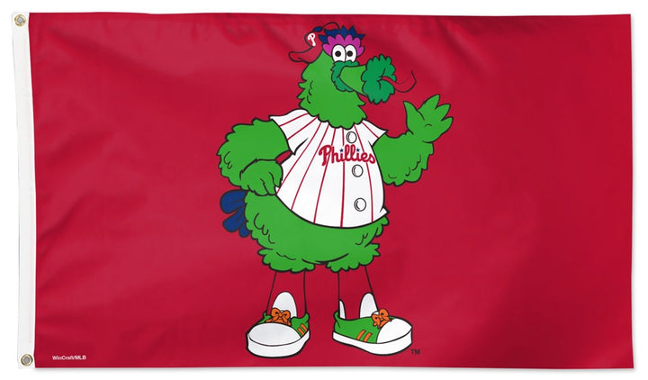 Phillie Phanatic Flag 3x5 Mascot heartlandflags