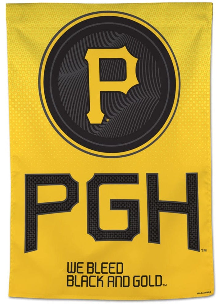 Pittsburgh Pirates Banner City Connect Flag PGH heartlandflags